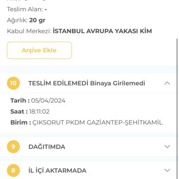 PTT Kargo Kurye Mağdurlu İlgili