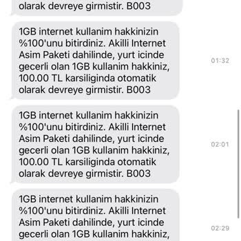Vodafone Fatura Aşımı Ve Hizmet Kusuruyla Karşı Karşıya Kaldım