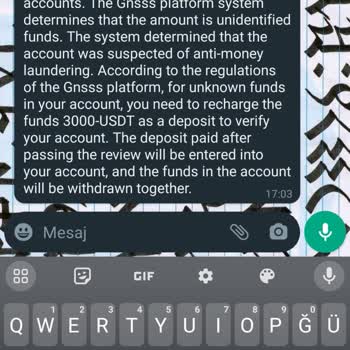 Gnsss.com Paramı Çekemiyorum. Yardım!