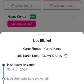 Pazarama & Happy Center & Jetizz Mağduriyet