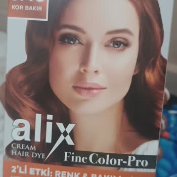 Alix Saç Boyası Saç Boyası Rengi Farklı