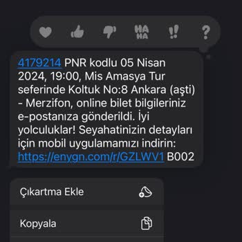 Mis Amasya Tur Sahte Sefer Saatleri