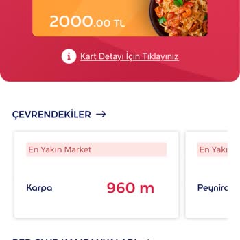 Ticket Restaurant Ticket Market Card QR Sorunu!