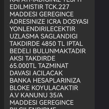 SOYDANSMNLIK (SMS) Soy Danışmanlıktan Gelen Haciz Mesajı