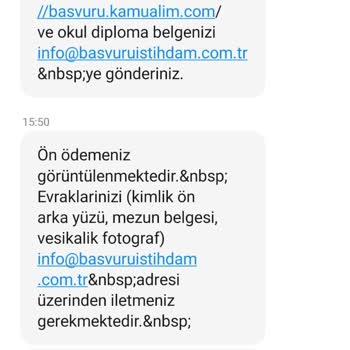 Basvuruistihdam.com.tr 0312 985 04 06