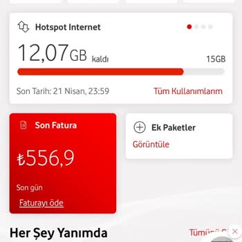 Vodafone İhtiyacım Olmayan Paketler Bilgim Olmadan Hattıma Tanımlanmış