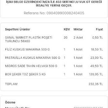 Migros Teslim Etmediği Siparişin Parasını Aldı