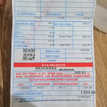 İzmir Büyükşehir Belediyesi Haksız Fiyatlandırma, Yanlış Endeks Okuma