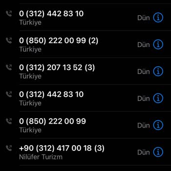 Nilüfer Turizm Çağrı Merkezinin Telefonları Açmaması