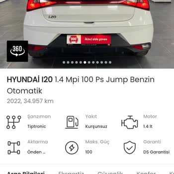 Dod 2. El De Olan Araçların Başka Sitede Farklı Fiyat İle Satılması