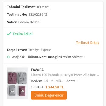 Favora Home  %100 Pamuk Bornoz Aldatmacası