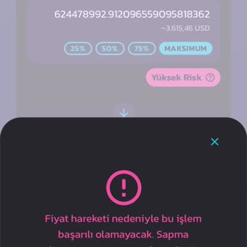 PancakeSwap Coin Aldım Satamıyorum