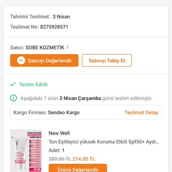 Newwell Güneş Kremi Yüzümü Tahriş Etti