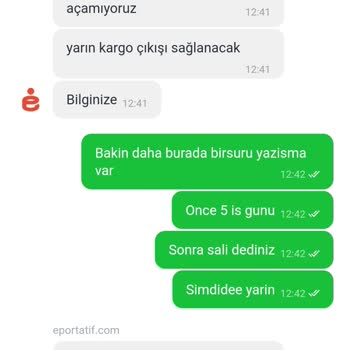 Eportatif.com Teslimat Sorunu Sürekli Oyalıyor.