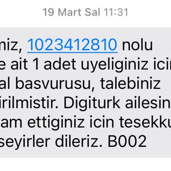 Digiturk İptal Şikayeti Başvurusu