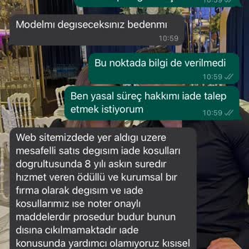 Kıyafet Sepeti İade Almıyorlar, Değişime Zorluyorlar.