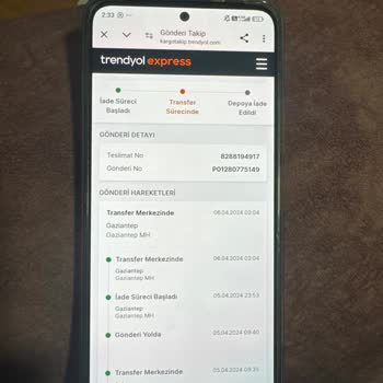 Trendyol Order Returned Without Explanation