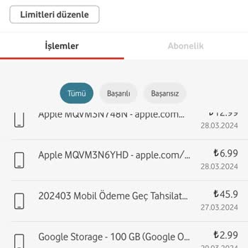 Vodafone Benim Bilgim Olmadan 189₺ Abonelik Yapmışlar Para İadesi İstiyorum