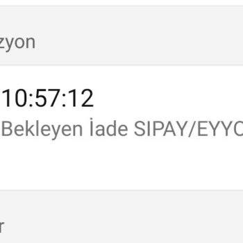 Para İadesini Eksik Yapıyor Eyyo.com.tr