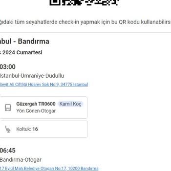 Kamil Koç Habersiz Sefer İptali