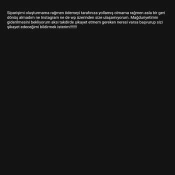 Strawbery Wear Siparişim Gönderilmedi Mağdurum