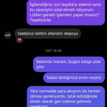 LNT Step Cayma Hakkı Sonrası Yaşadıklarım, İade Edememe, İletişim Kuramama