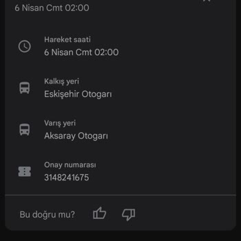 Kamil Koç Otobüs Yolculuğu Hizmet