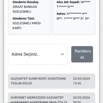 Kuryenet Kargomun 2 Haftadır Acentede Olmasına Rağmen Gelmemesi