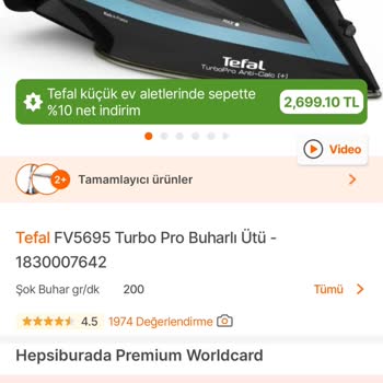 Hepsiburada. Com Sitesinde Ürüne Yapılan Artış