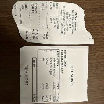 Ercan Burger Yenemeyen İftar Yemeği