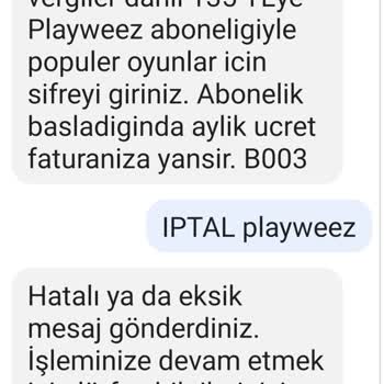 Playweez Abonelik Sorunu Ve Çözüm Talebi
