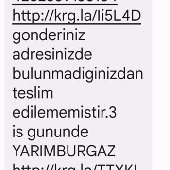 Aras Kargo Sipariş Teslim Etmeme