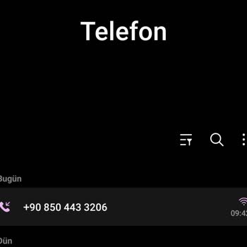 0850 443 32 06 Tarafından Arandım