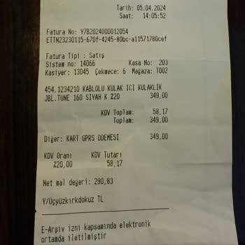 JBL T 160 Pişmanlık