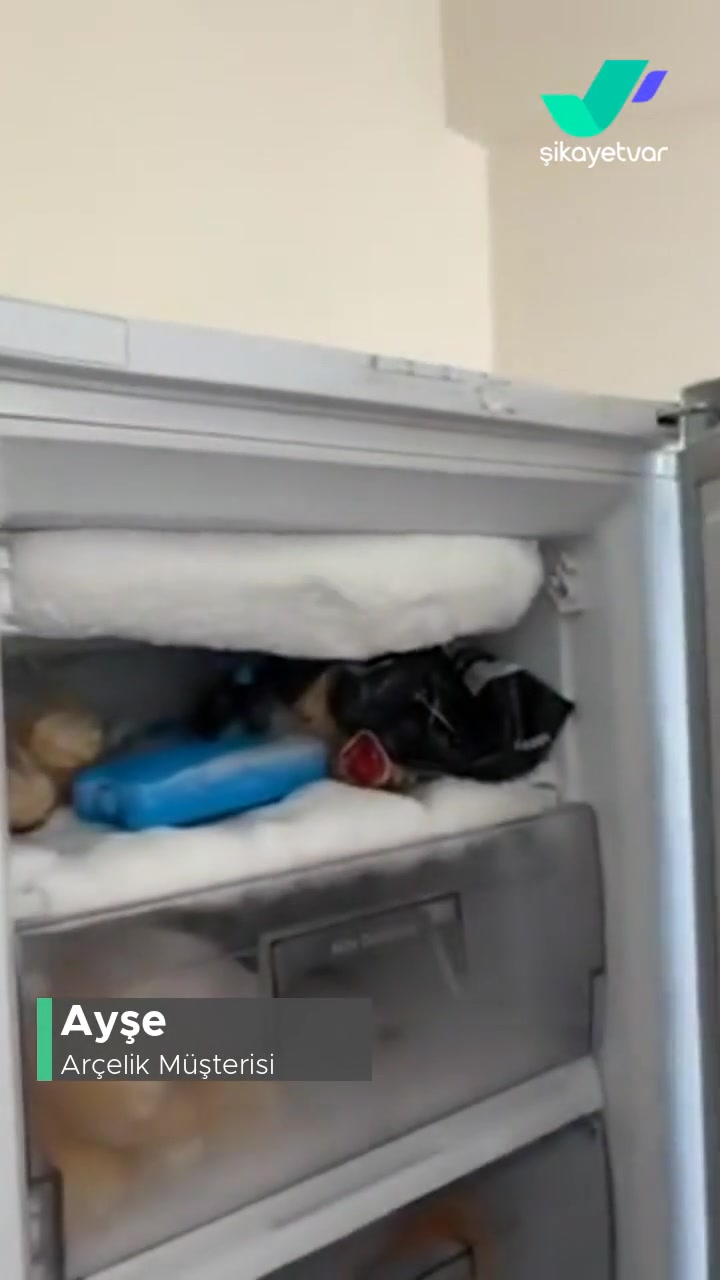 Arçelik Derin Dondurucu Buz Dağı Şeklinde Buz Tutuyor videonun kapak resmi