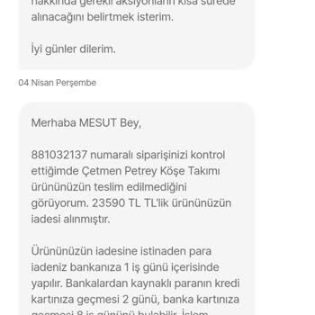 Hepsiburada Ve Çetmen Satıcılarının Müşteriyi Mağdur Etmesi