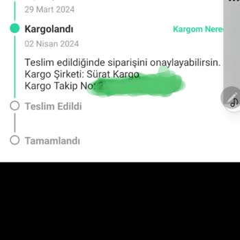 Sürat Kargo'nun Var Olan Kargoya Yok Demesi