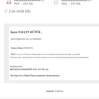Sovos Digital Planet. Yanlış Fatura / Sahte Fatura