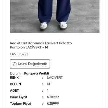 Oyku Wear Kargom Nerede Bir Ay Oldu