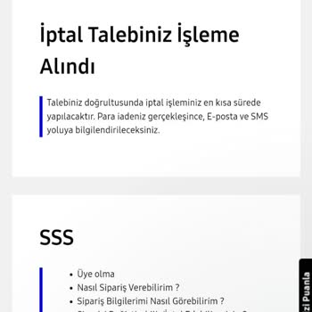 Samsung TR Online Alışveriş Yapacaksınız İptal Denemeyin!