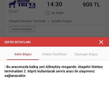 Obilet.com 'da Truva Turizm Güzergah Aldatmacası