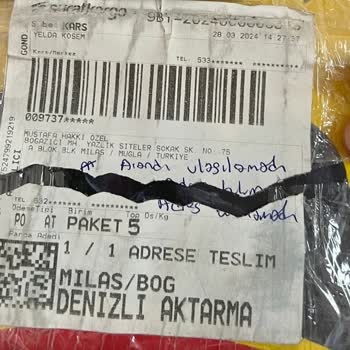 Sürat Kargo Müşterimi Güvenilmez. Teslimat Yapmıyor.