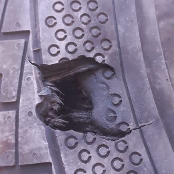 Continental Lastikleri Yanaktan Yırtılma