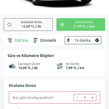 TikTak Kirala Fazla Ücret Alımı