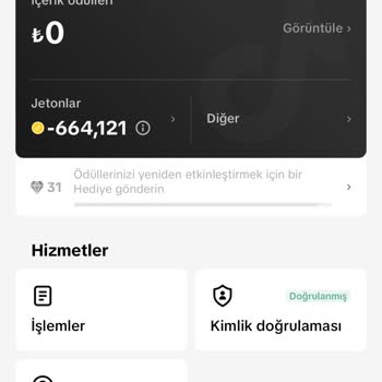 Tik Tok Eksiye Düşen Jeton Bakiyesi Nasıl Düzelir?