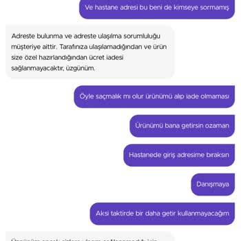Getir Adreste Yokmuşsunuz Gibi Davranıp Siri Teslim Etmiyor