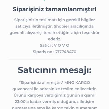 Shopier Eksik Ve Yanlış Ürün Gönderildi