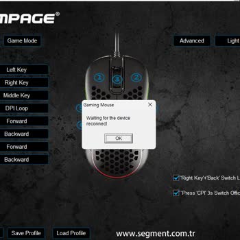 Rampage SMX-R85 Gentle Marka Mouse Driver Sorunu