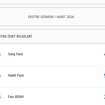 Denizbank Satış Faizi Nedir