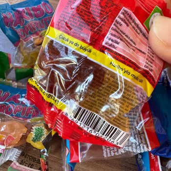 Haribo Sert Yapışmış Bayat Jelibonlar